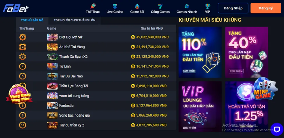 Bàn chơi Baccarat, Roulette và Blackjack với chip và quân bài